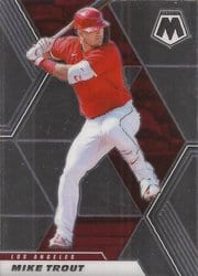 2021 Panini Mosaic Base Set Mike Trout #103 card