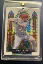 2021 Panini Prizm Stained Glass Mike Trout #SG-1 card