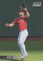 2021 Stadium Club Chrome Base Set Mike Trout #200 card