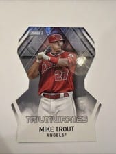 2021 Stadium Club Triumvirates Mike Trout #T-14 card