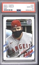 Mike Trout 2021 Topps #27 SSP card
