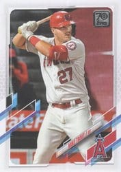 2021 Topps Base Set Mike Trout #27 card