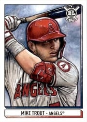 2021 Topps Big League Art of the Game Mike Trout #ATG-MT card