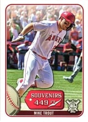 2021 Topps Big League Souvenirs Mike Trout #SO-2 card