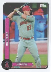 2021 Topps Brooklyn Collection Base Set Mike Trout #48 card