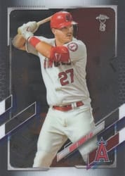 2021 Topps Chrome Ben Baller Edition Base Set Mike Trout #27 card