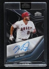 2021 Topps Chrome Black Autographs Mike Trout #CBA-MT