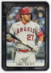 2021 Topps Gallery Base Set Mike Trout #51