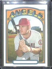 2021 Topps Heritage Mike Trout Error #169 card