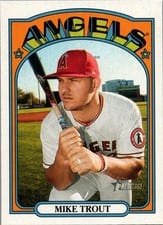 2021 Topps Heritage Mike Trout Nickname #169 card