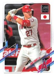 2021 Topps Japan Edition Base Set Mike Trout #220 card