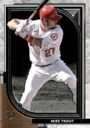 2021 Topps Museum Collection Base Set Mike Trout #65 card