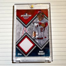 2021 Topps Opening Day Relics Mike Trout #ODR-MT card