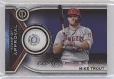2021 Topps Tribute Stamp of Approval Mike Trout #SOA-MT card