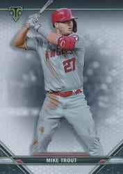 2021 Topps Triple Threads Base Set Mike Trout #1 card