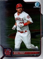 2022 Bowman Chrome Base Set Mike Trout #13 card