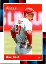 2022 Donruss Base Set Mike Trout #265 card