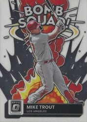 2022 Donruss Optic Bomb Squad Mike Trout #BS-8 card