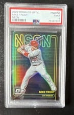 2022 Donruss Optic Neon Mike Trout #NEON-3 card