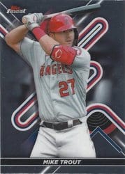 2022 Finest Base Set Mike Trout #27 card