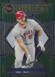 2022 Finest Flashbacks Base Set Mike Trout #42 card