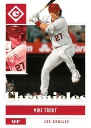 2022 Panini Chronicles Base Set Mike Trout #30 card