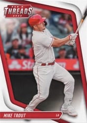 2022 Panini Chronicles Threads Mike Trout #17 card