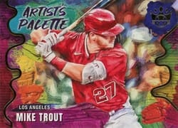 2022 Panini Diamond Kings Artist's Palette Mike Trout #AP-4 card