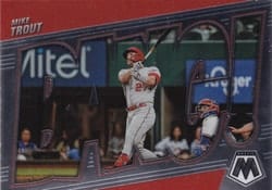 2022 Panini Mosaic Bang! Mike Trout #BG-8 card