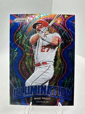 2022 Panini Prizm Illumination Mike Trout #IL-10 card