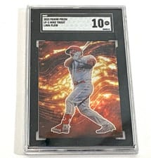 2022 Panini Prizm Lava Flow Mike Trout #LF-1 card
