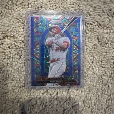 2022 Panini Prizm Stained Glass Mike Trout #SG-5 card
