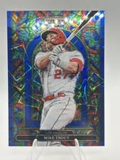 2022 Panini Prizm Stained Glass Mike Trout #SG-5 card