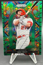 2022 Panini Prizm Stained Glass Mike Trout #SG-5 card