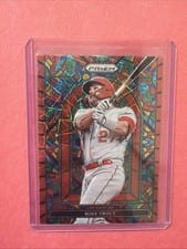 2022 Panini Prizm Stained Glass Mike Trout #SG-5 card