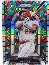 2022 Panini Prizm Stained Glass Mike Trout #SG-5 card