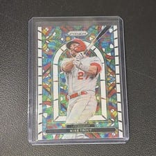 2022 Panini Prizm Stained Glass Mike Trout #SG-5 card