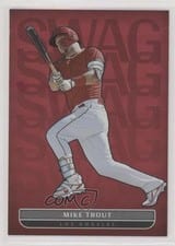 2022 Panini Three and Two Swag Mike Trout #S-5 card