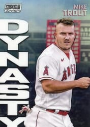 2022 Stadium Club Chrome Dynasty and Destiny Mike Trout #BTA-MT card