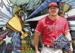 2022 Stadium Club Chrome Trophy Hunters Mike Trout #RL-3 card
