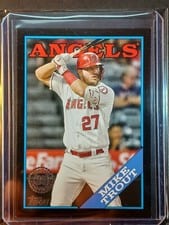 2022 Topps Mike Trout Black #27 card