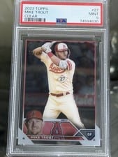 Mike Trout 2022 Topps #27 Clear