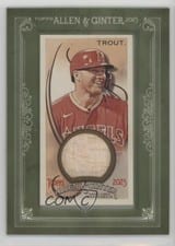 2022 Topps Allen & Ginter Framed Mini Relics Mike Trout #MFR-MT card