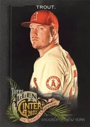 2022 Topps Allen & Ginter X Base Set Mike Trout #35 card