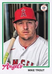 2022 Topps Archives Base Set Mike Trout #150 card