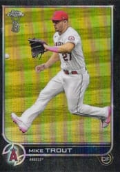 2022 Topps Chrome Ben Baller Edition Base Set Mike Trout #200 card