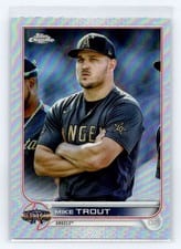 2022 Topps Chrome Update All Star Game Mike Trout #ASGC-1 card