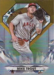 2022 Topps Chrome Update Diamond Greats Die-Cuts Mike Trout #DGC-1 card