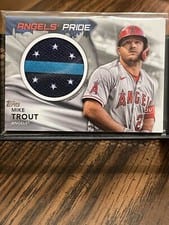 2022 Topps City Flag Patch Mike Trout #CFP-MT card