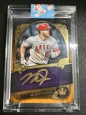 2022 Topps Five Star Baseball Royalty Autographs Mike Trout #BR-MT card